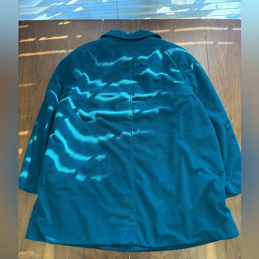 Vintage 60’s American Ladies Union Made Teal Peacoat - Picture 4 of 13